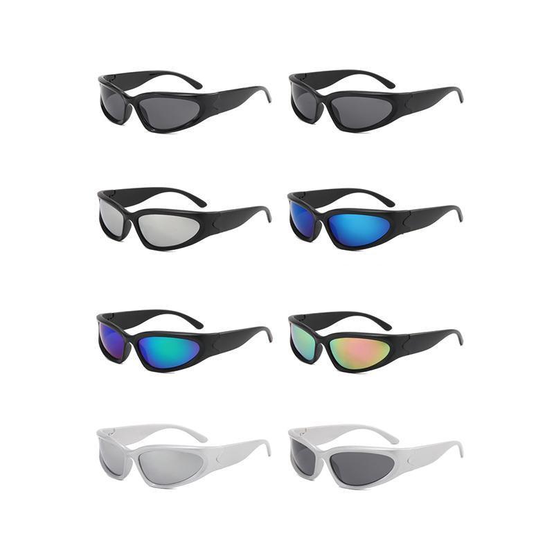 Men Sunglasses Polarized Glasses Driving Sports Outdoor Sport Fishing Eyewear - Sliver/Black