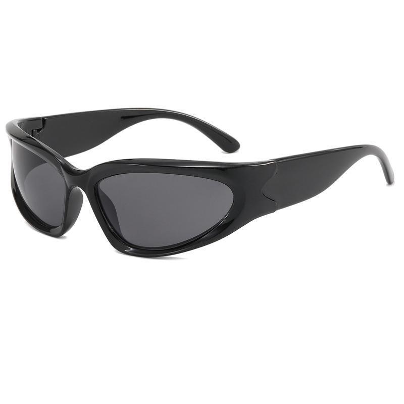 Men Sunglasses Polarized Glasses Driving Sports Outdoor Sport Fishing Eyewear - Black/Dark Grey