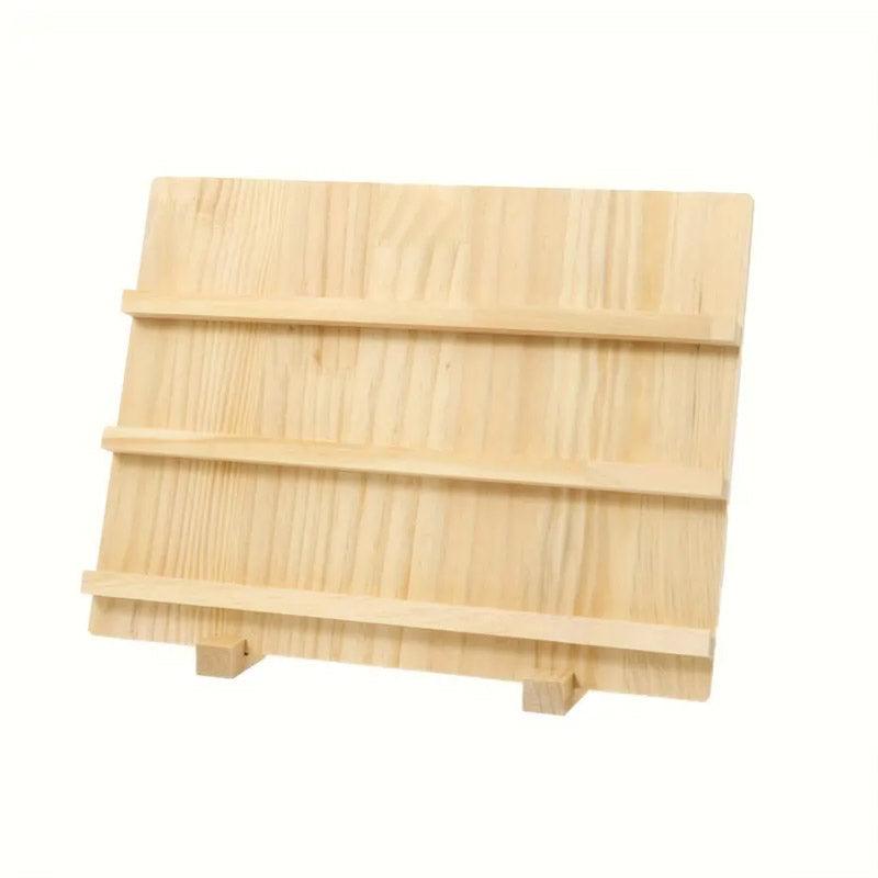 Wooden Earrings Display Rack Multi Tier Jewelry Stand Organizer Earrings Holder - 3-Tier