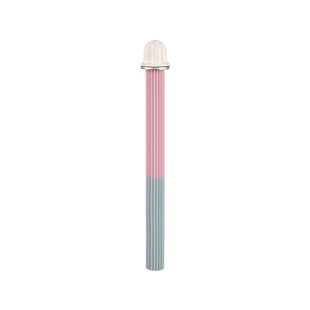 Non-Slip Silicone Parrot Perch Stand Stick Grinding Claw Bird Cage Accessories - White Grey