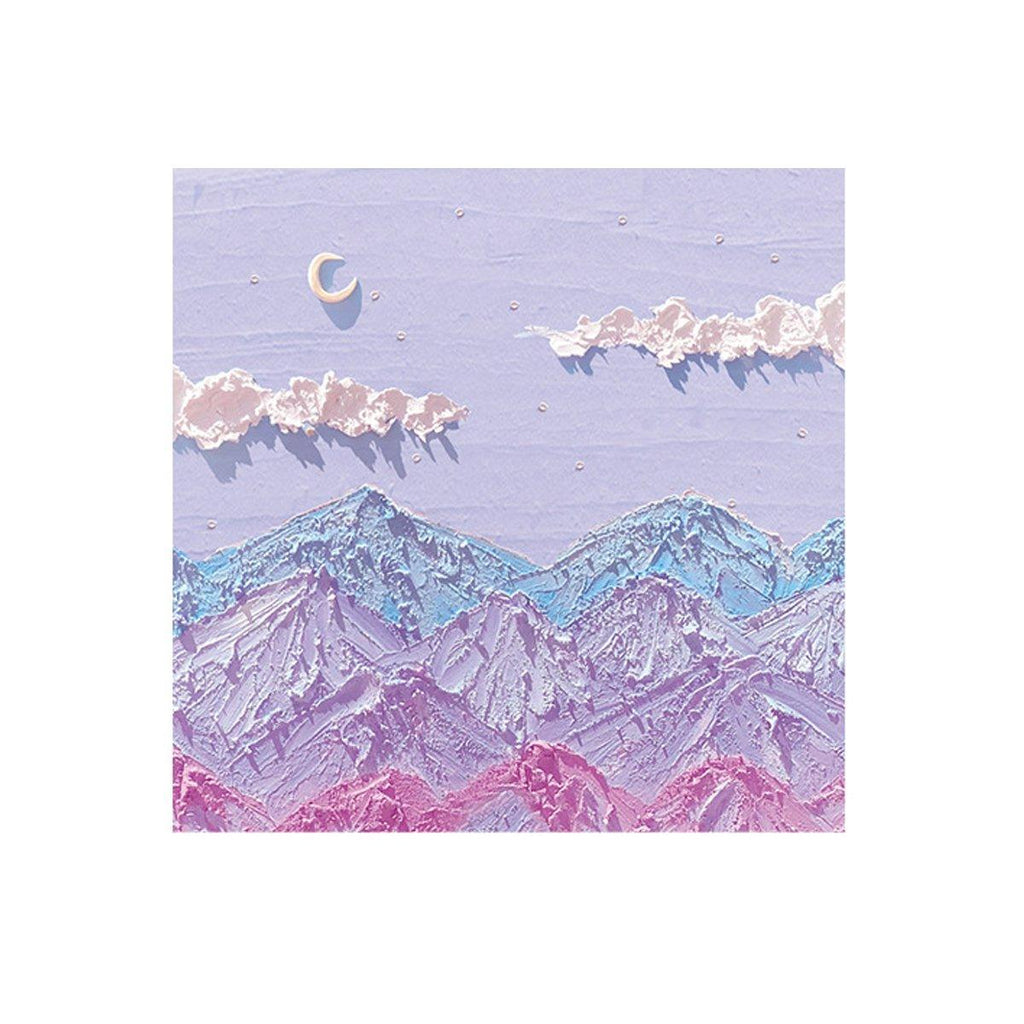 800 Sheets Colorful Oil Painting Sticky Notes Memo Pads Self-Adhesive Notes - 1#