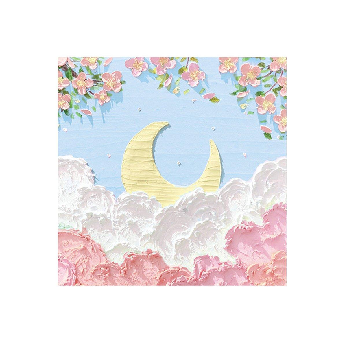 800 Sheets Colorful Oil Painting Sticky Notes Memo Pads Self-Adhesive Notes - 5#