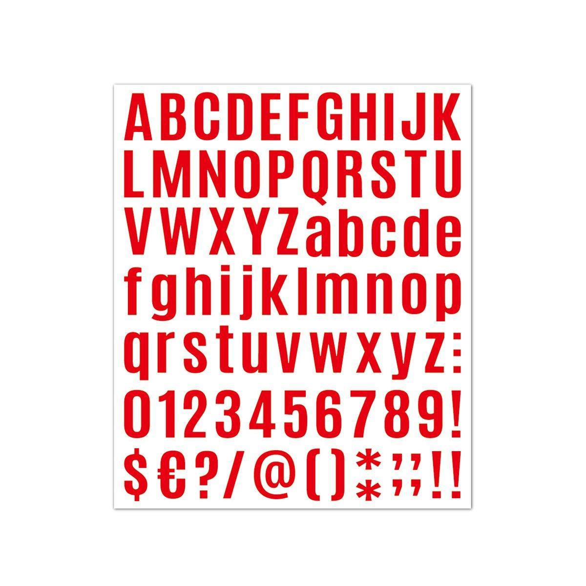10pcs Letter Stickers Colorful DIY Scrapbooking Water Bottle Greeting Cards - White