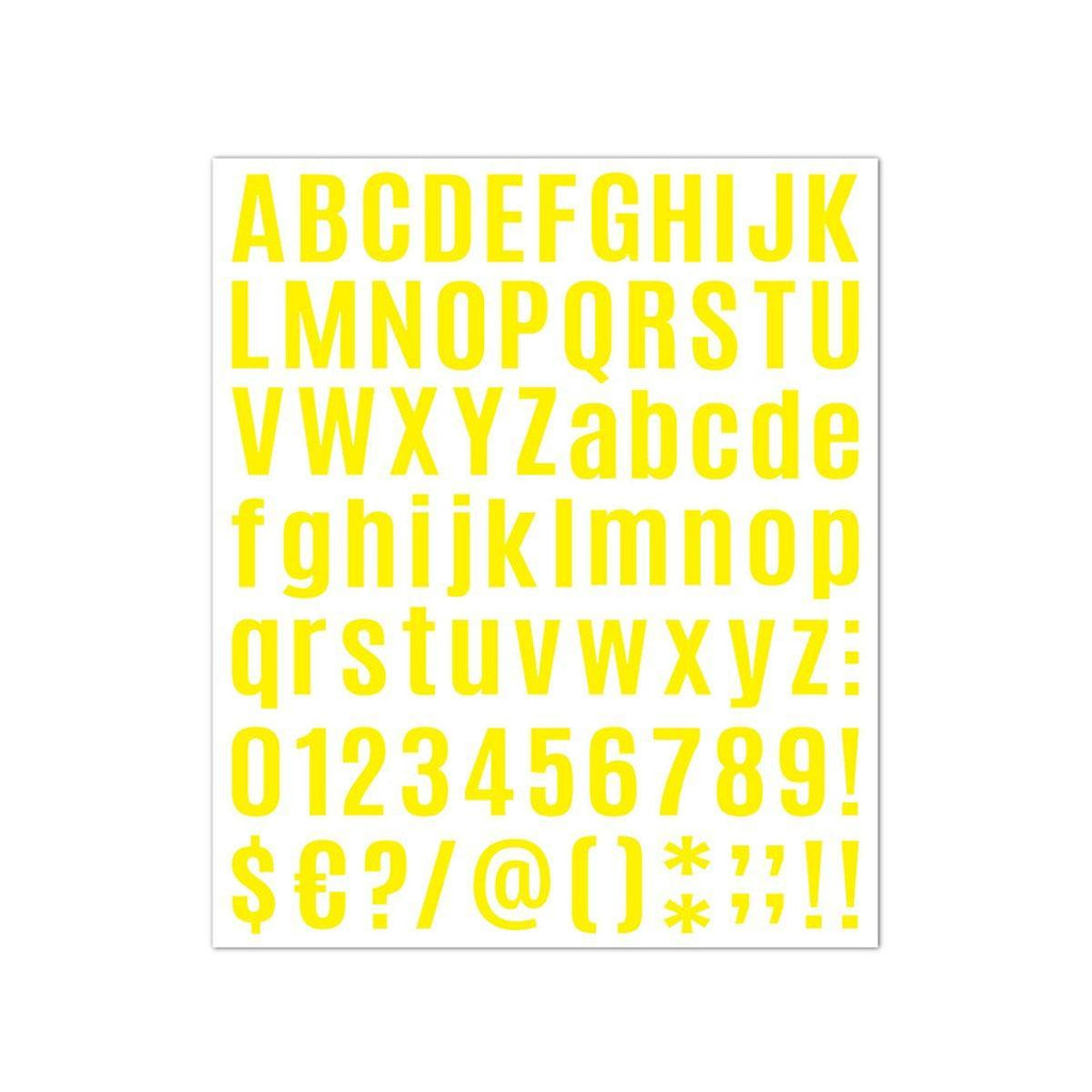 10pcs Letter Stickers Colorful DIY Scrapbooking Water Bottle Greeting Cards - White