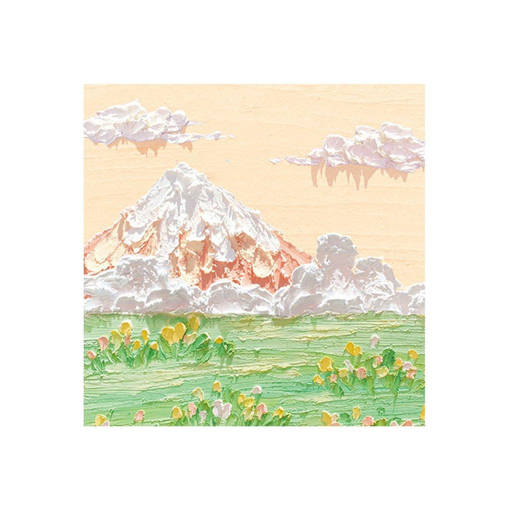 800 Sheets Colorful Oil Painting Sticky Notes Memo Pads Self-Adhesive Notes - 7#