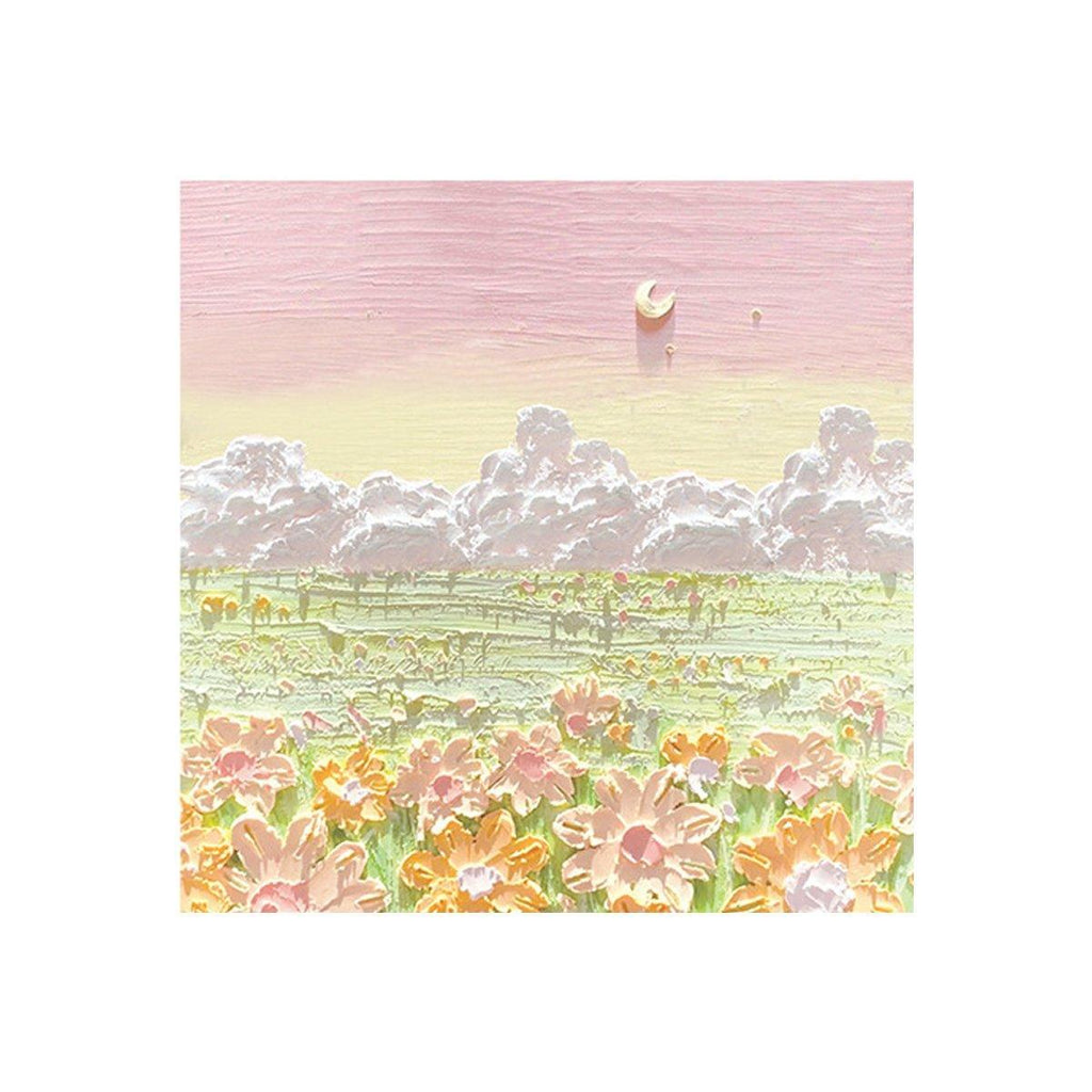 800 Sheets Colorful Oil Painting Sticky Notes Memo Pads Self-Adhesive Notes - 8#