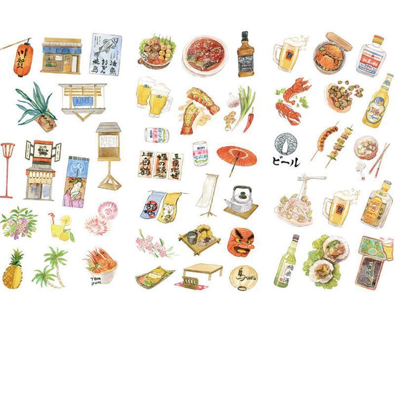 15-Style Creative Student Graffiti Sticker Set Small Fresh Sticker - F-Rabbit
