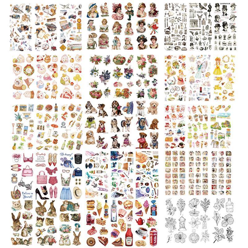 15-Style Creative Student Graffiti Sticker Set Small Fresh Sticker - H-Delicious Desserts