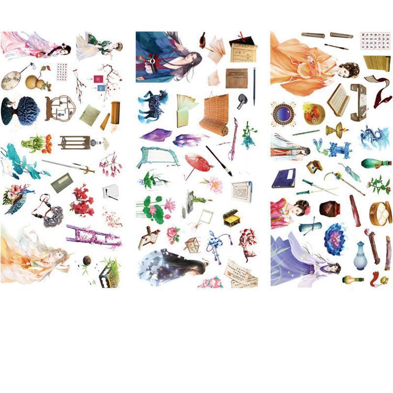 15-Style Creative Student Graffiti Sticker Set Small Fresh Sticker - J-Fashion Clothing