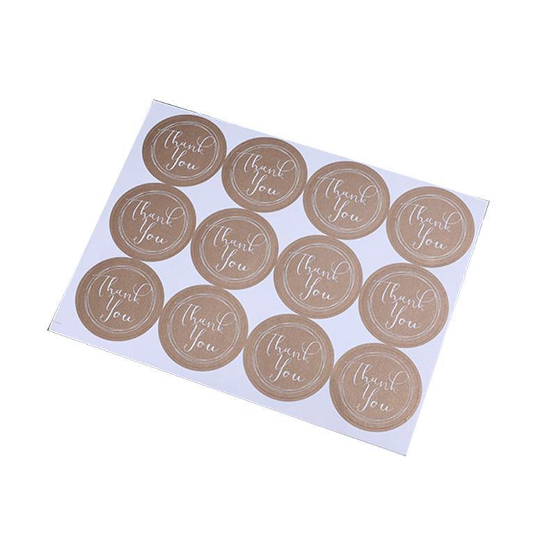 UP TO 80PCS Stickers Labels Thank You Stickers Gift Wrapping Craft Scrapbook DIY - 16*5PCS Style 2