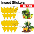 10X Dual Sided Sticky Trap Insect Killer Whitefly Thrip Fruit Fly Gnat - Sunflower 50PCS