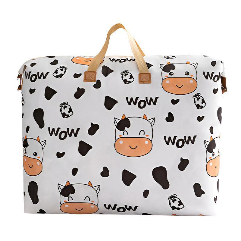 Multipurpose Quilt Storage Bags Waterproof Coated Fabric 4 Sizes Available - Cow 80*27*56cm