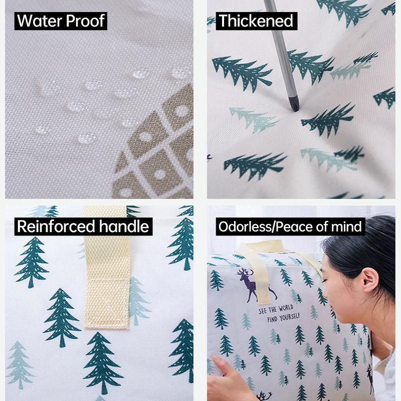 Multipurpose Quilt Storage Bags Waterproof Coated Fabric 4 Sizes Available - Tree 80*27*56cm