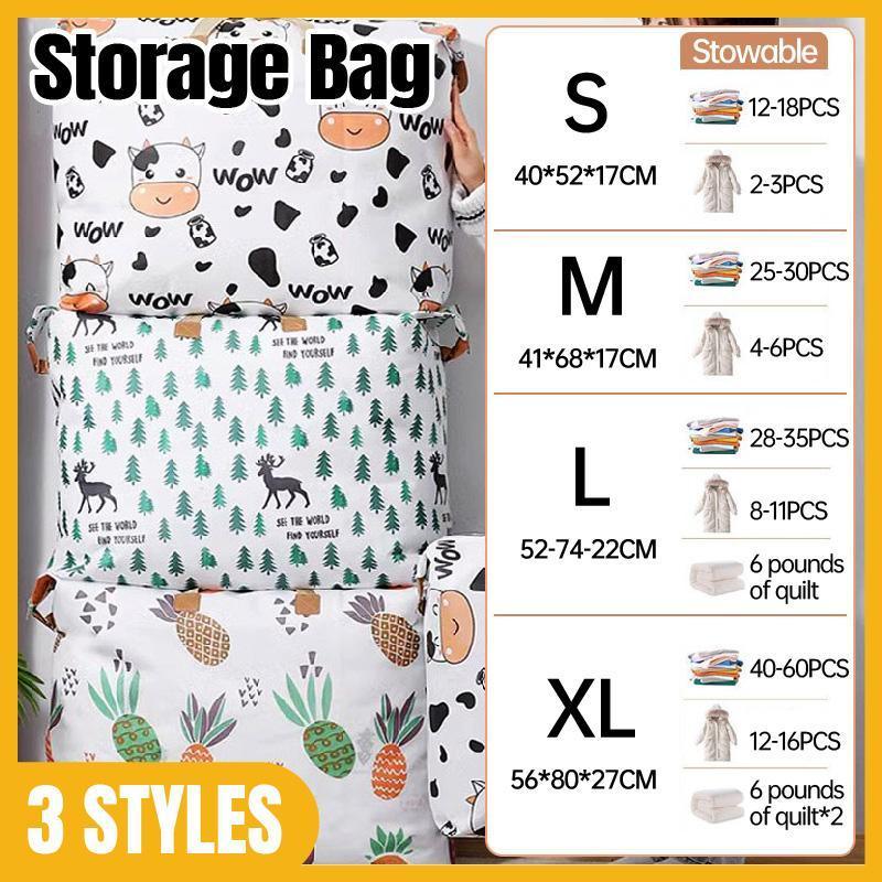 Multipurpose Quilt Storage Bags Waterproof Coated Fabric 4 Sizes Available - Tree 52*17*40cm