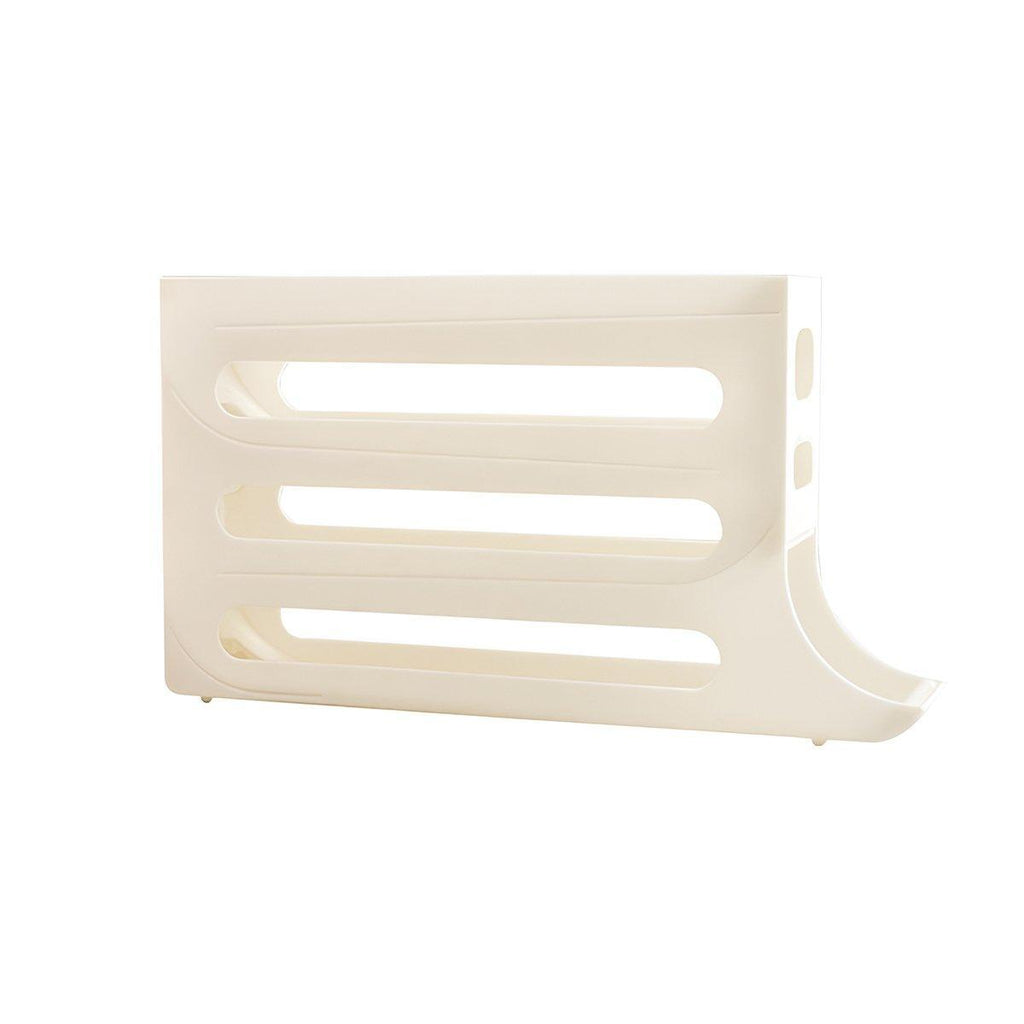 Automatic Scrolling Egg Holder 2/4-Tier Storage Box Container for Refrigerator - Cream (4-Tier)
