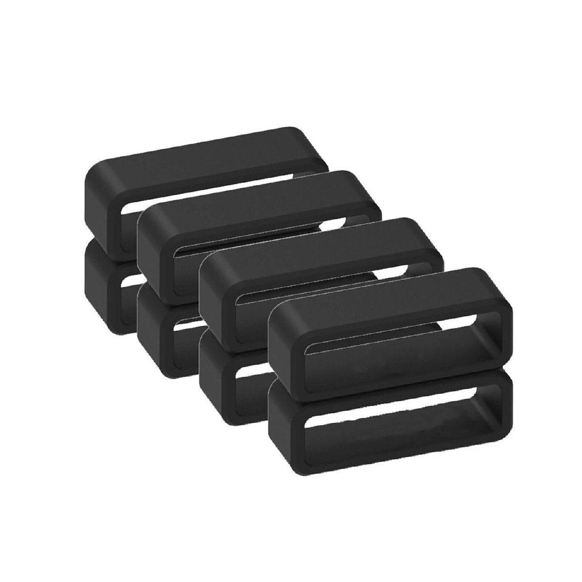 4/8pcs Watch Silicone Gel Ring Bracelet Rubber Bands for Men Women Fashion - 18mm-8pcs