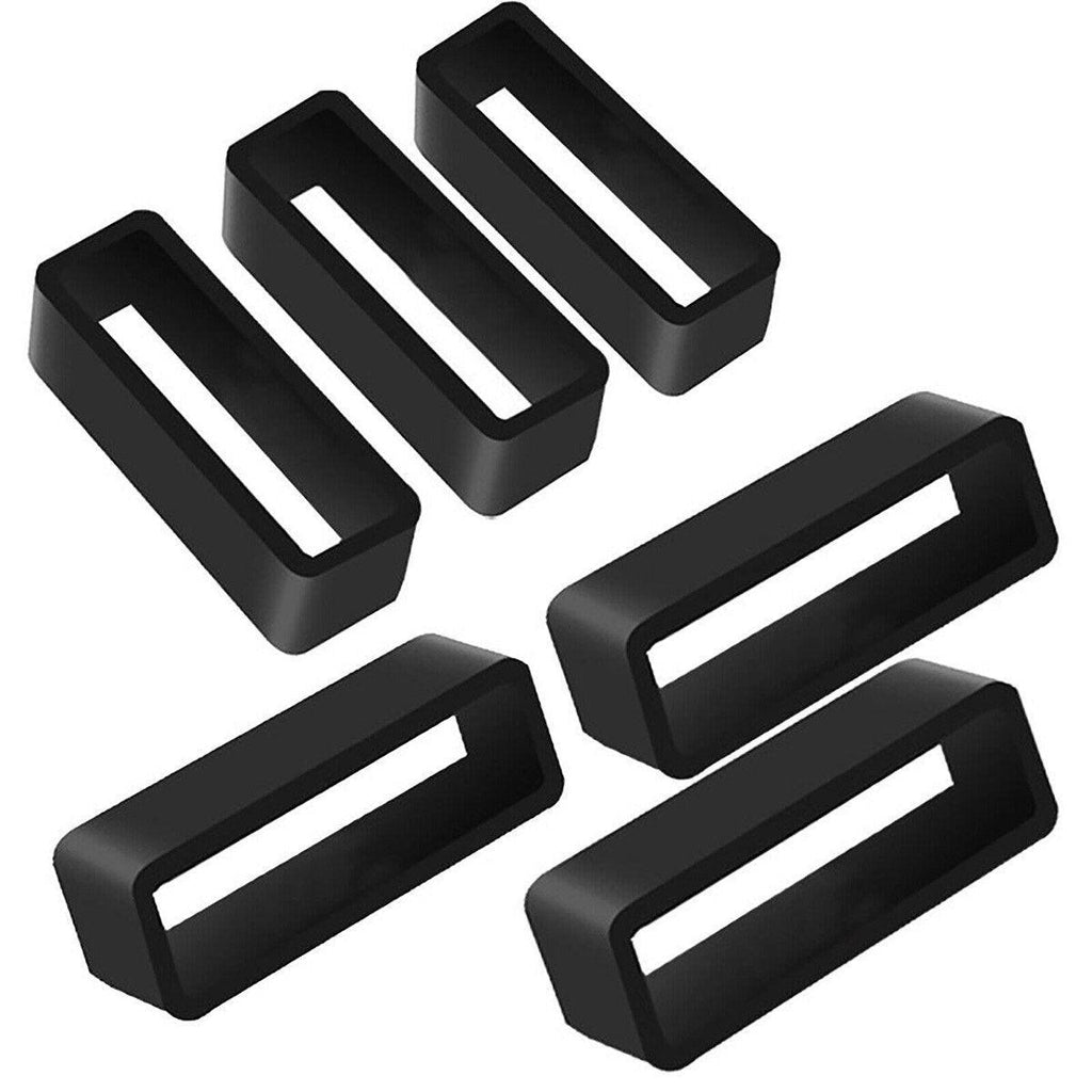 4/8pcs Watch Silicone Gel Ring Bracelet Rubber Bands for Men Women Fashion - 22mm-8pcs