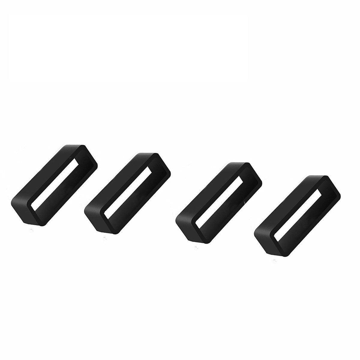 4/8pcs Watch Silicone Gel Ring Bracelet Rubber Bands for Men Women Fashion - 22mm-8pcs