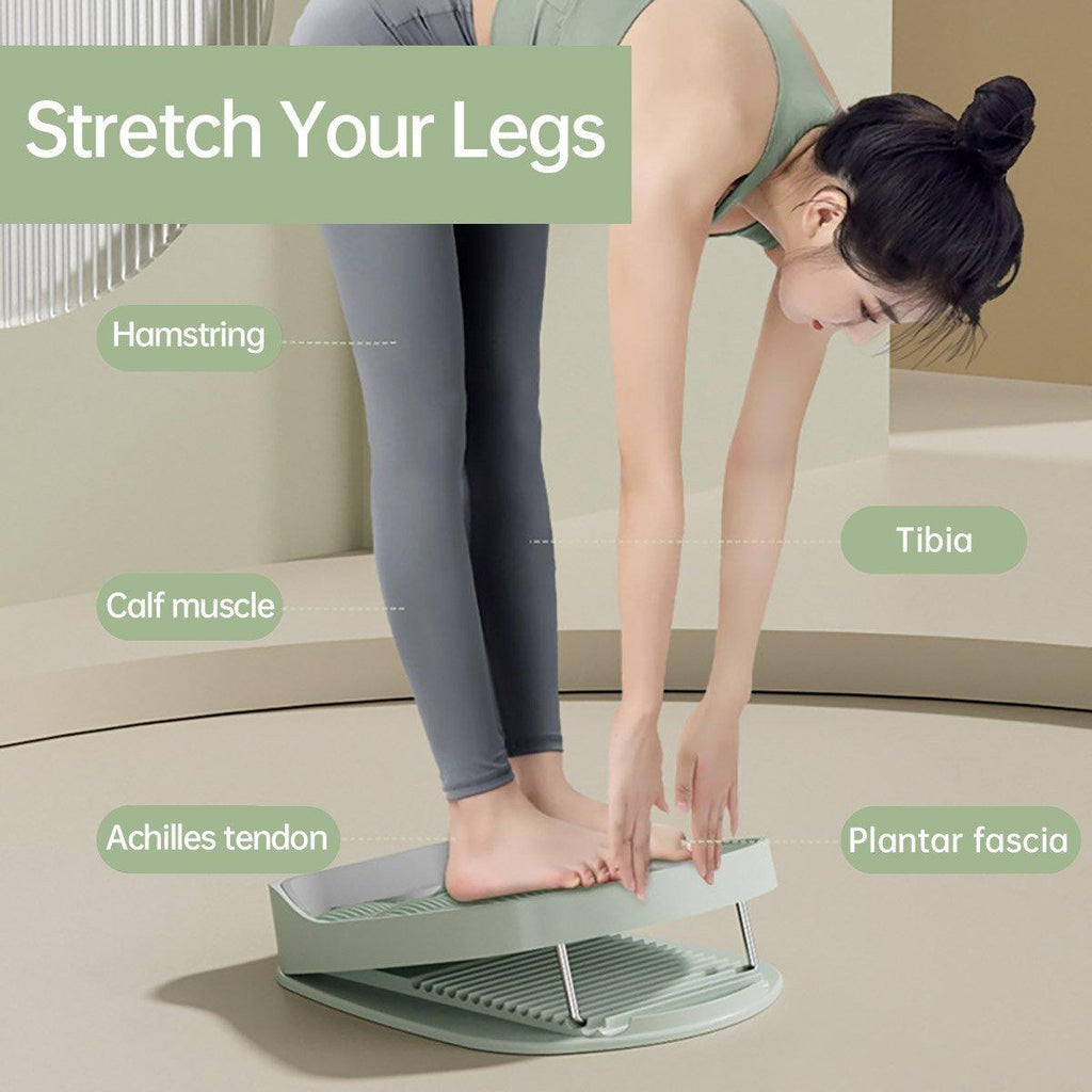 Inclined Pedal Leg Stretcher Multifunctional Stretching Plate Exercise Tool - Purple-Basic