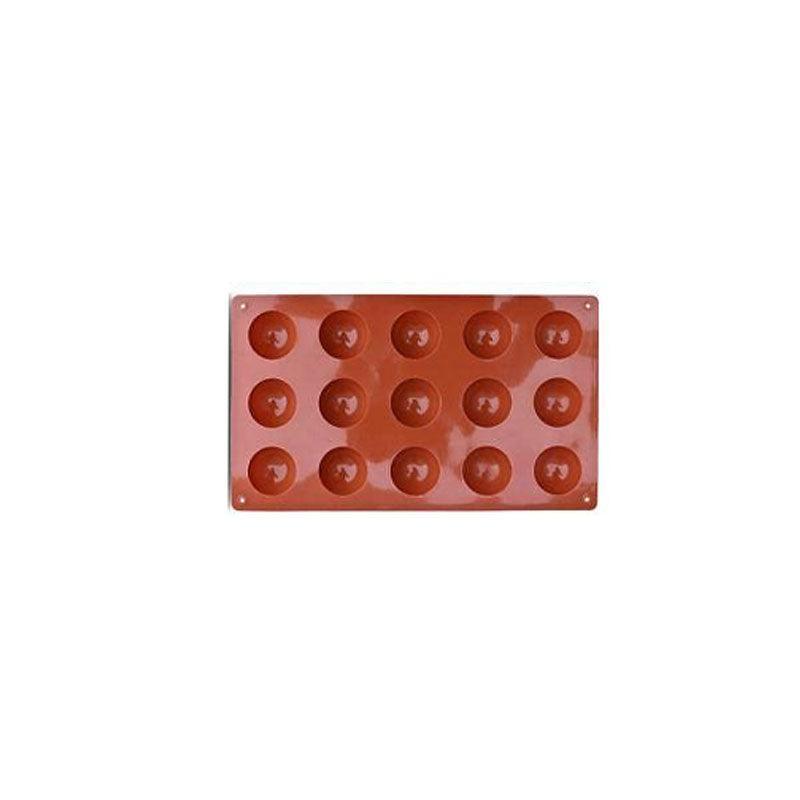 Soap Mold Cake Mould Kitchen Accessories Kitchenware Silicone Gel Baking Tools - 24 semicircle