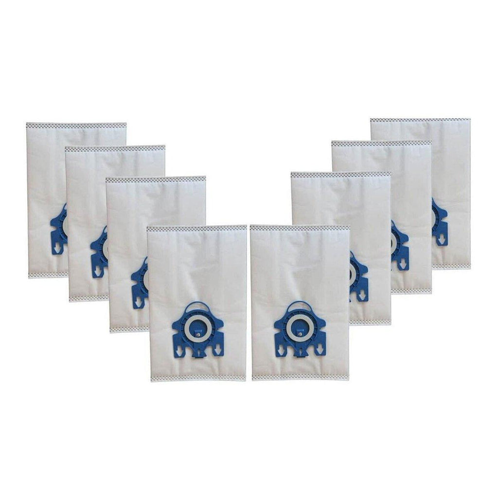 12x Vacuum Cleaner Bags for Miele 3D GN Complete C2 C3 S2 S5 S8 S5211 Models - Red
