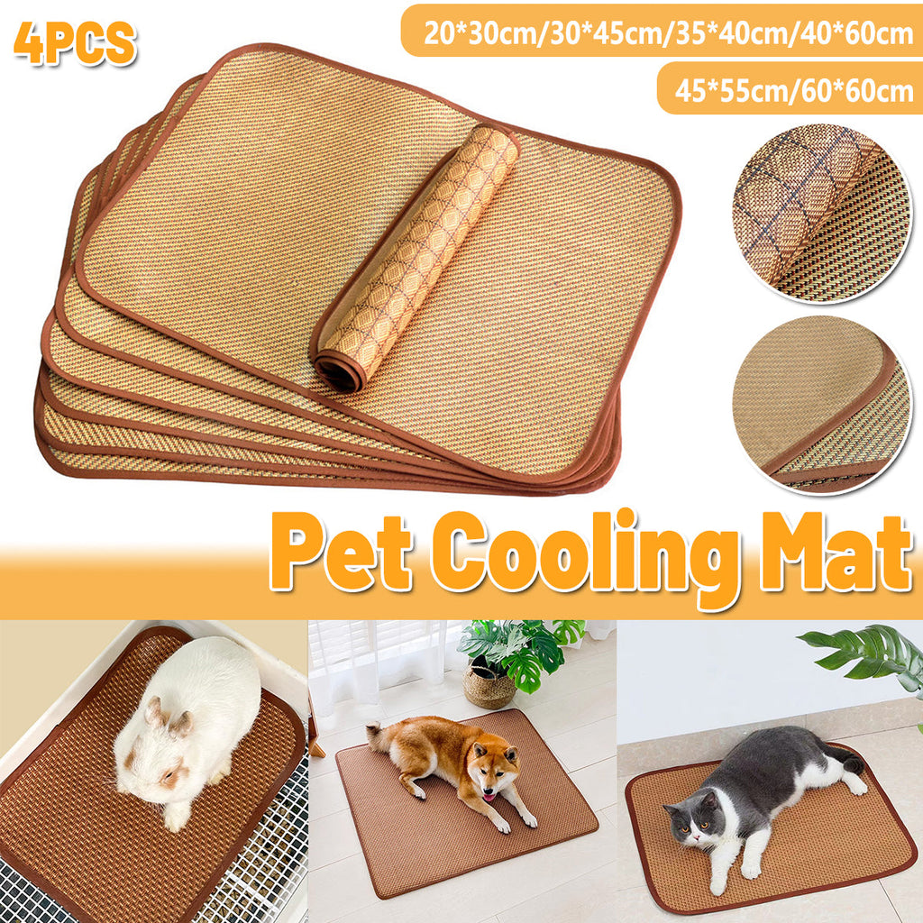 Pet Mat Kennel Cushion Dog Cat Bed Sleeping Pad Soft Washable for Crate Floor - 35x40cm