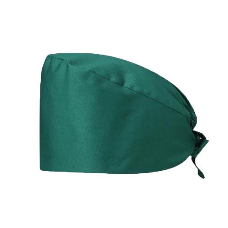 100% Cotton Unisex Surgical Scrub Cap for Doctors & Nurses - Cyan