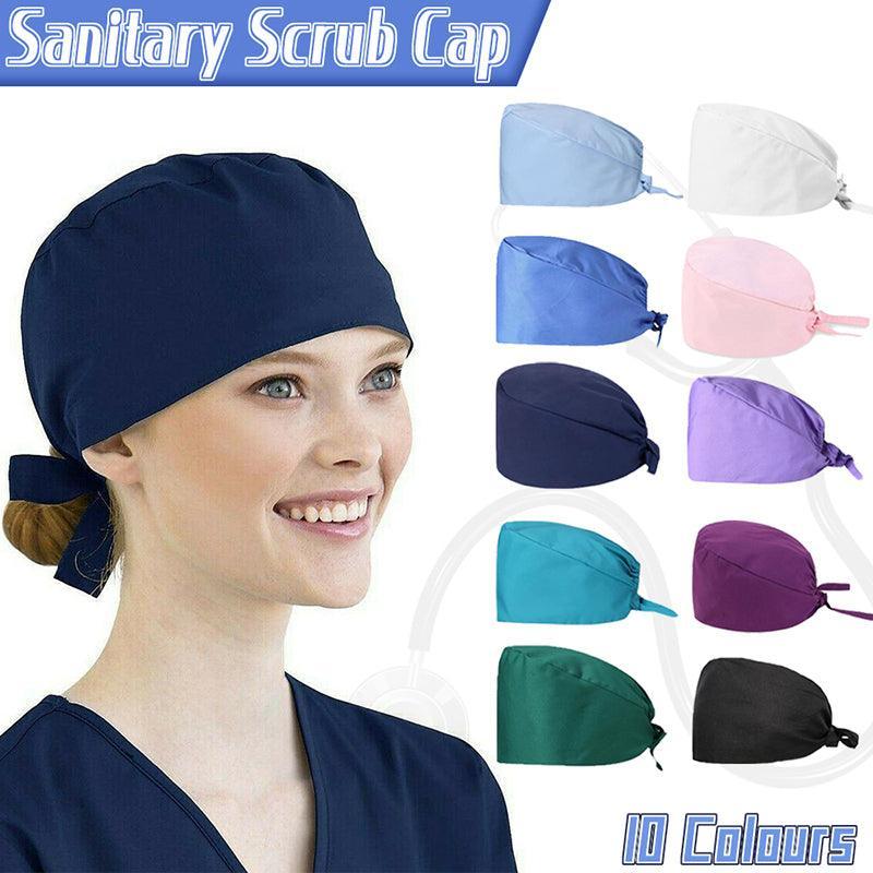 100% Cotton Unisex Surgical Scrub Cap for Doctors & Nurses - Green