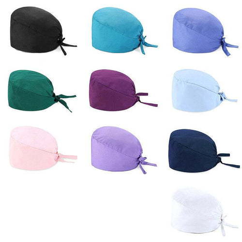 100% Cotton Unisex Surgical Scrub Cap for Doctors & Nurses - Green