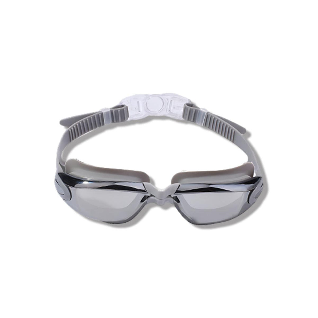 Unisex Swimming Goggles Waterproof Anti Fog Adjustable Swim Glasses for Men Women - Purple