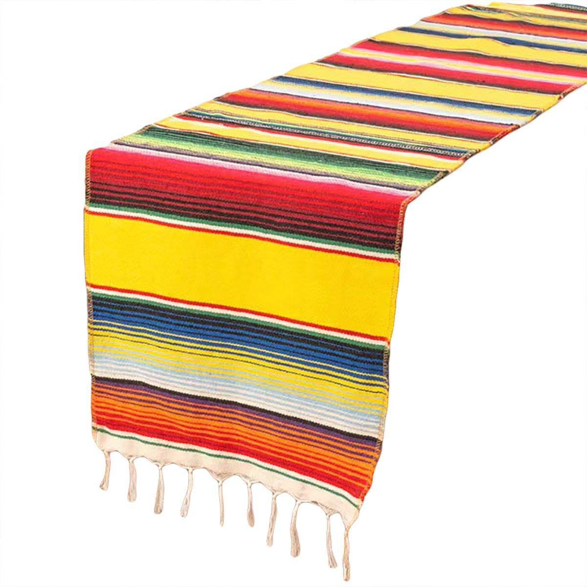 Woven Blanket Tassel Party Tablecloth Home Decoration Table Flags Cover Cloth - Dark Blue