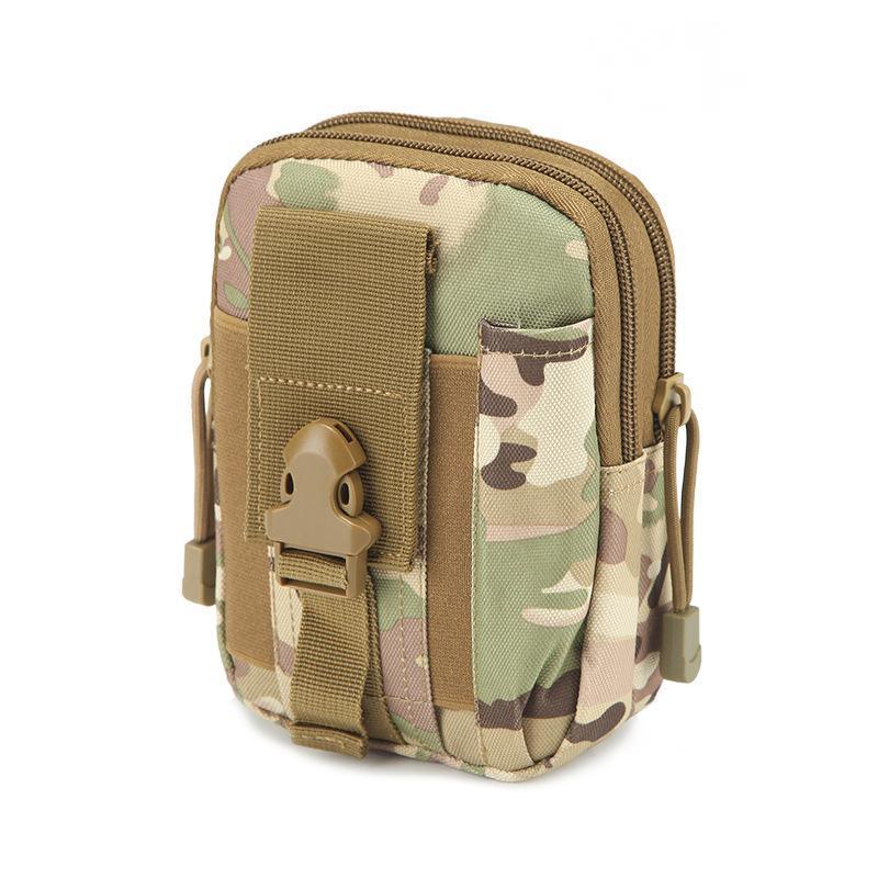 Tactical Waist Bag Utility Military Wallet Pack Belt Molle Multi Purpose Pouch - Black