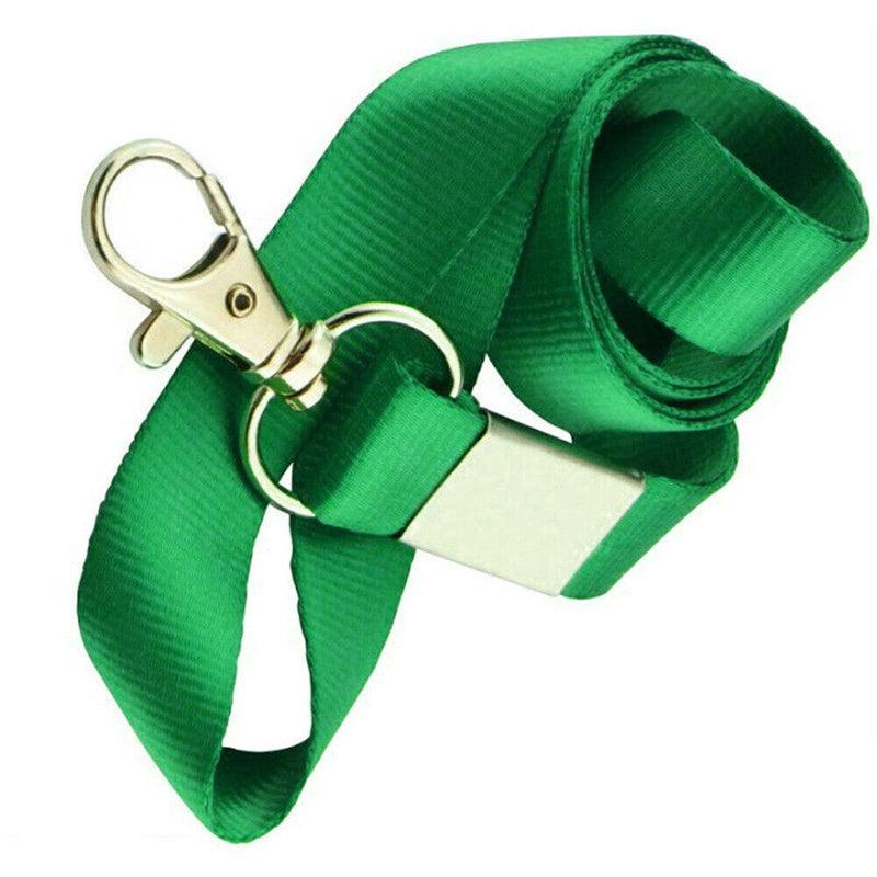 Neck Strap with Clip for ID Badge Name Tag Card Holder Lanyard - Light Green
