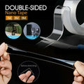 Double Sided Nano Tape Transparent Reusable Adhesive Gel Grip for Home Office - 5cm*2m*2mm (1 Unit)