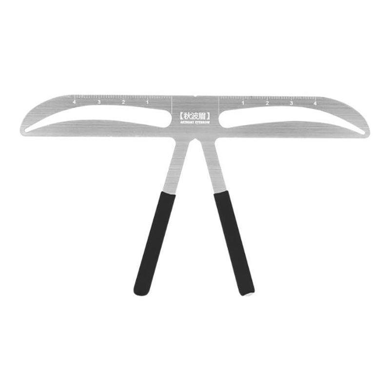 Brow Stencil Shaper Tattoo Eyebrow Kit Ruler 3D Balance Template Makeup Tool Au - #2 Classic Eyebrow