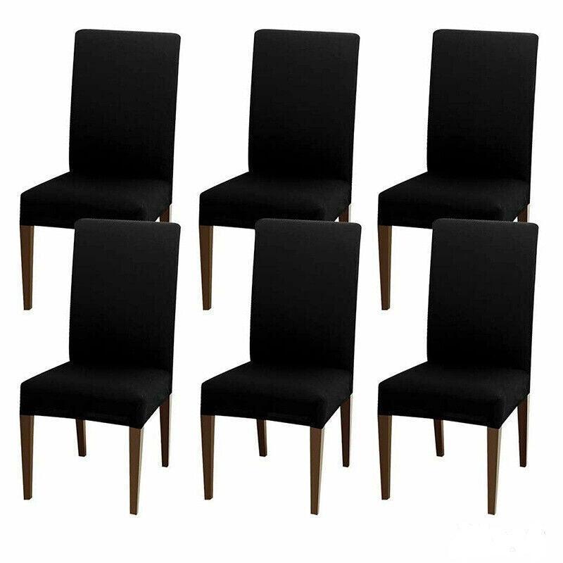 6X Stretch Chair Cover Seat Covers Spandex Washable Banquet Wedding Party Decora - Lake Blue