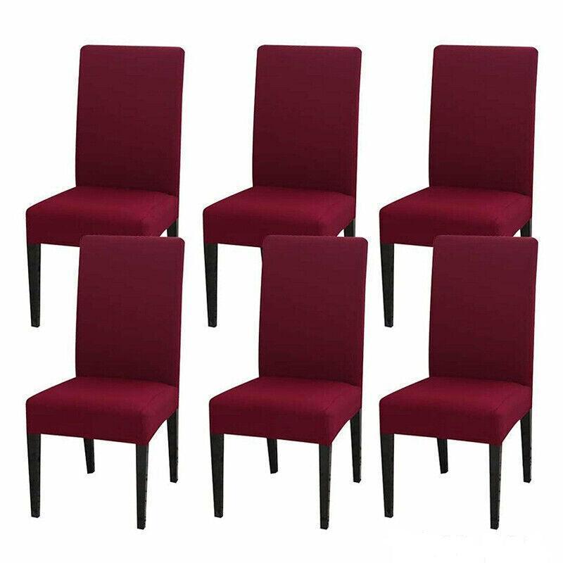 6X Stretch Chair Cover Seat Covers Spandex Washable Banquet Wedding Party Decora - Lake Blue