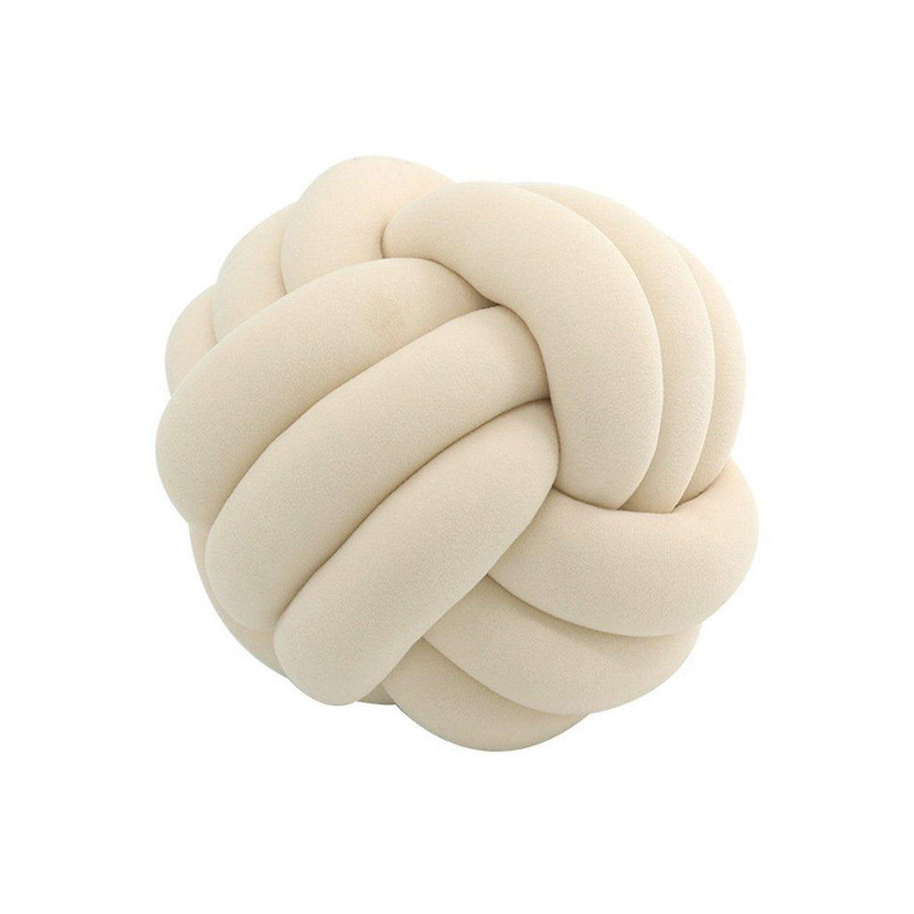 Three-Strand Braided Round Pillow Sofa Cushion Decorative Pillow for Living Room - Azure
