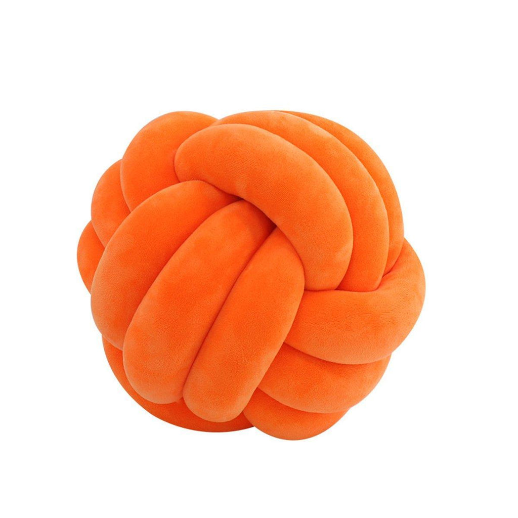 Three-Strand Braided Round Pillow Sofa Cushion Decorative Pillow for Living Room - Curcuma