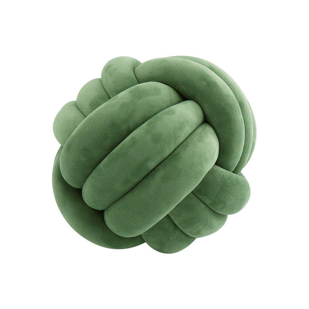 Three-Strand Braided Round Pillow Sofa Cushion Decorative Pillow for Living Room - Curcuma