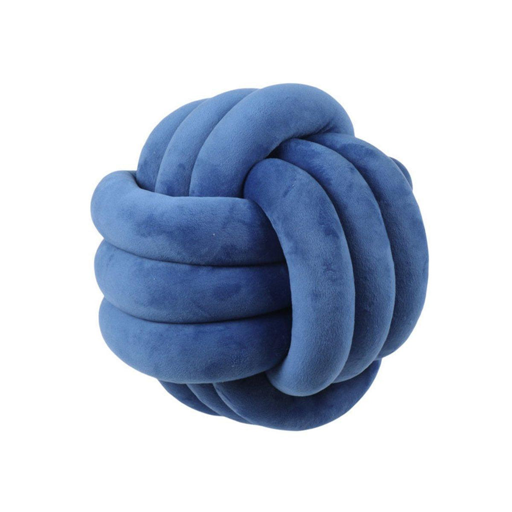 Three-Strand Braided Round Pillow Sofa Cushion Decorative Pillow for Living Room - Light Grey