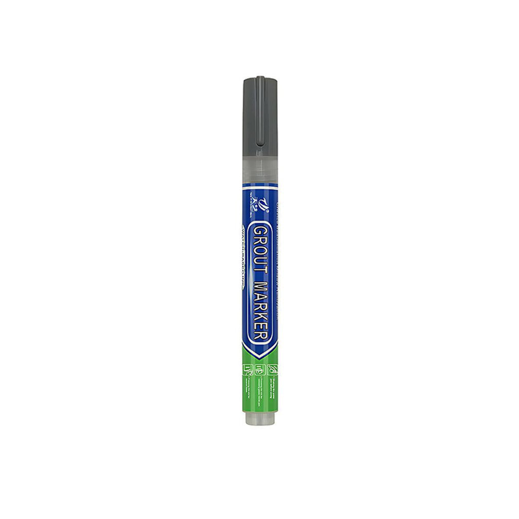 6Colours Tile Repair Pen Styling Wall Gap Grout Refresher Marker Bathroom - Grey