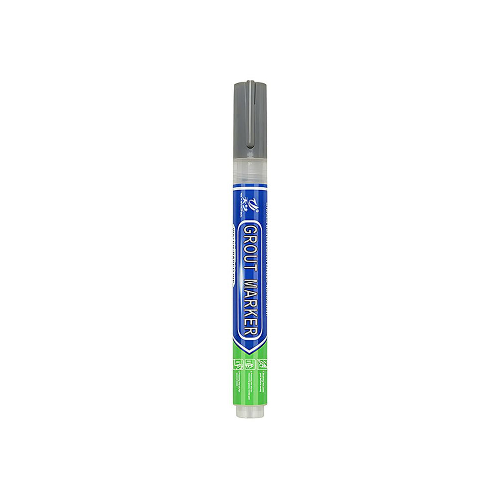 6Colours Tile Repair Pen Styling Wall Gap Grout Refresher Marker Bathroom - Grey