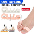 Skin Colour Bunion Corrector Toe Separators Silicone Gel Elastic Straighteners Spacers - 1 Pair