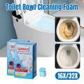 16/32pcs Effervescent Toilet Cleaning Tablets Descaling Deodorizing Odor Free - 1 box