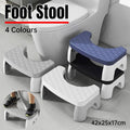 Toilet Stool Anti-Slip Bathroom Footstool for Home Use with Stable Support Design - Blue