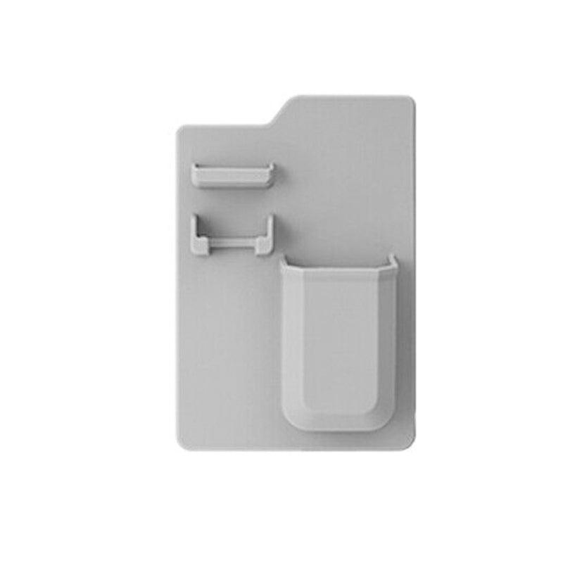 Silicone Shower Toothbrush Holder Bathroom Storage Rack for Razor and Toothpaste - Green