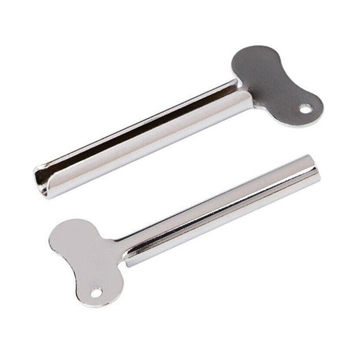4X Stainless Steel Tube Toothpaste Squeezer Easy Key Dispenser Rolling Holder Au