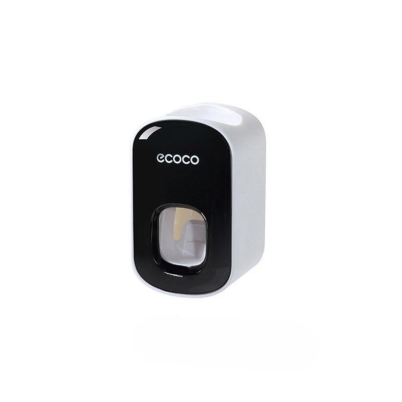 Ecoco Wall Mount Auto Ands Free Toothpaste Dispenser Automatic Toothpaste Squeez - Grey