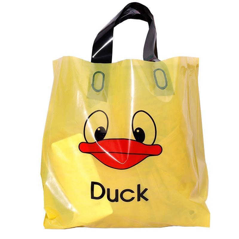 50x Reusable Plastic Tote Bag Eco Friendly Shopping Bags Durable Large Capacity - Toucan 47*40*8cm
